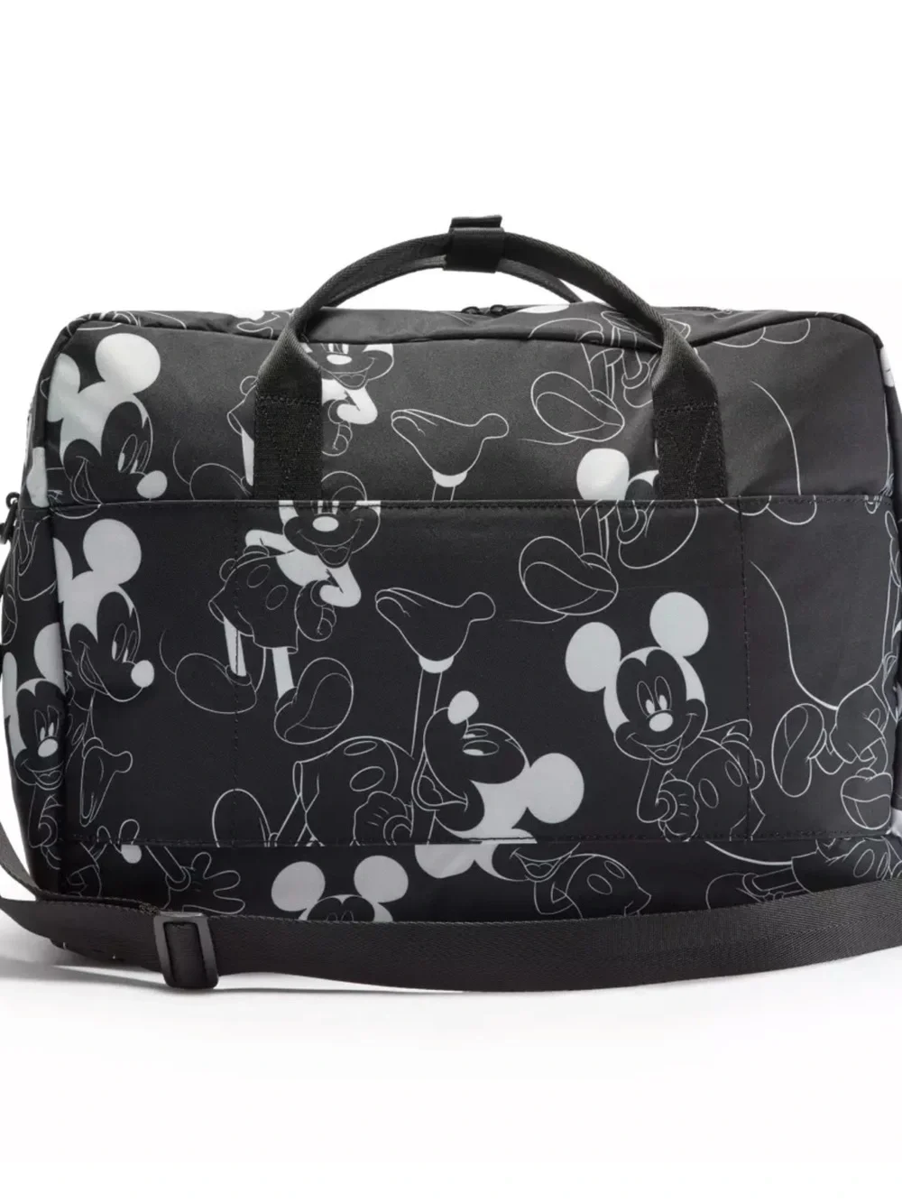 Mickey Mouse Black & White Duffle Bag